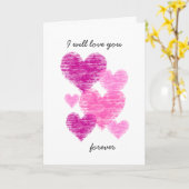 Noodlijdende roze hartcollage Valentijn Kaart (Gele Bloem)