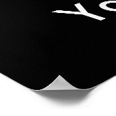 Noodlijdende schedel & Botten Slaapkamer Wall Art  Poster (Hoek)