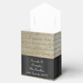 Noodlijdende steampunk stijl bruiloft bedankdoosjes (Geopend)