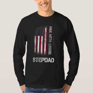 Noodlijdende stiefvader man mythe legende opa vint t-shirt