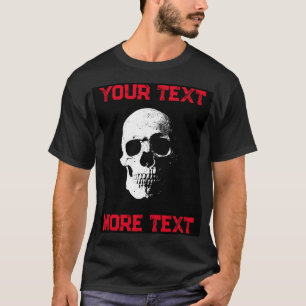 Noodlijdende tekst Mannen moderne Halloween schede T-shirt