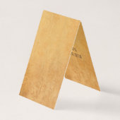 Noodlijdende tekst Nostalgisch oud papier ziet er  Visitekaartje (Achterkant)