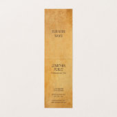 Noodlijdende tekst Nostalgisch oud papier ziet er  Visitekaartje (Binnenkant ongevouwen)