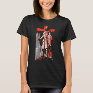Noodlijdende Tempeliers Kruisvaarder Kruissoldaat T-shirt
