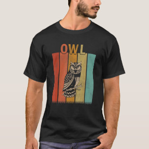 Noodlijdende Uil Mannen Vrouwen Kind Leuke Uil Ret T-shirt