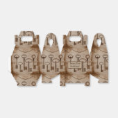 Noodlijdende Victoriaans Antiek Skeleton Keys Bedankdoosjes (Uitgevouwen)