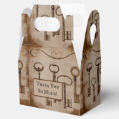 Noodlijdende Victoriaans Antiek Skeleton Keys Bedankdoosjes (Geopend)