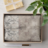 Noodlijdende Victoriaans  Dress Ephemera Tissuepapier (Geschenk)