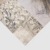 Noodlijdende Victoriaans  Dress Ephemera Tissuepapier (Detail)