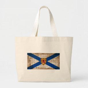 Noodlijdende vlag van Nova Scotia Grote Tote Bag