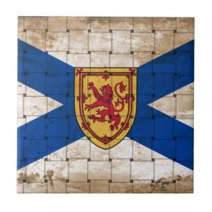 Noodlijdende vlag van Nova Scotia Tegeltje