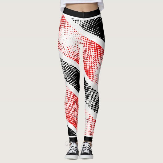 Noodlijdende vlag van Trinidad en Tobago Leggings (Voorkant)