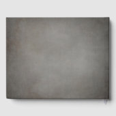 Noodlijdende Waterverf Floral Wedding Gastenboek (Achterkant)