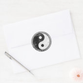 Noodlijdende Yin Yang Symbol Sticker (Envelop)