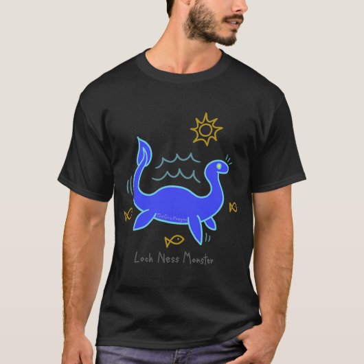 Noodling Nessie T-shirt (Voorkant)
