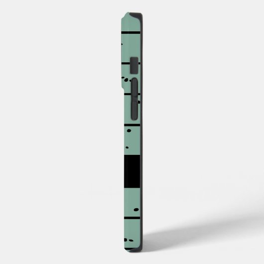 noodlottige groene zonsondergang Case-Mate iPhone case (Achterkant / Links)