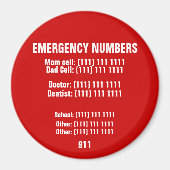 Noodmagneet Magneet (Voorkant)