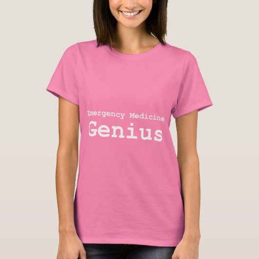 Noodmedicatie Genius Gifts T-shirt (Voorkant)