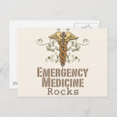 Noodmedicatie Rocks Post Kaart (Voorkant / Achterkant)