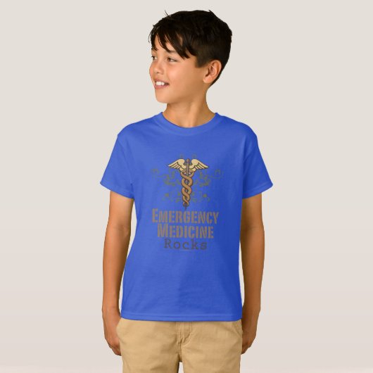 Noodmedicijn Rocks Kinder Organic T-shirt (Voorkant volledig)