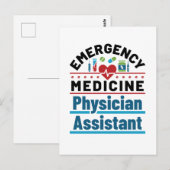 Noodmedicijnassistent Briefkaart (Voorkant / Achterkant)