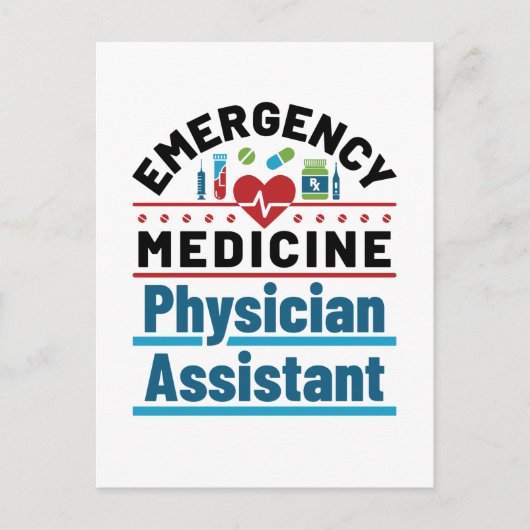 Noodmedicijnassistent Briefkaart (Voorkant)