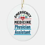 Noodmedicijnassistent Keramisch Ornament (Links)