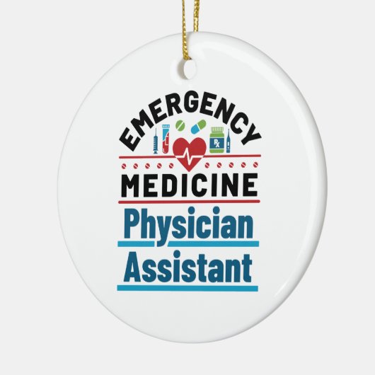 Noodmedicijnassistent Keramisch Ornament (Links)