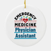 Noodmedicijnassistent Keramisch Ornament (Achterkant)