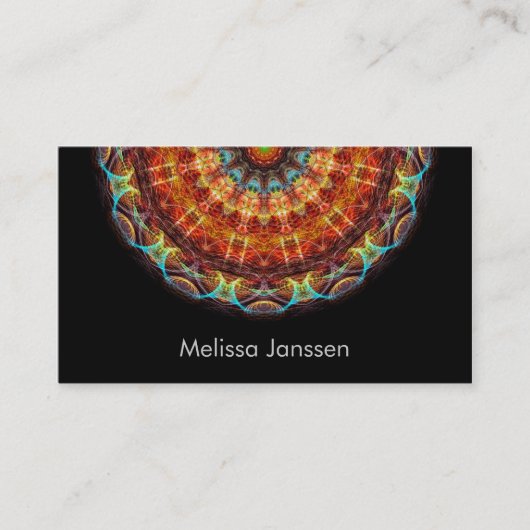 Noodnetwerk - Mandala- Visitekaartje (Voorkant)