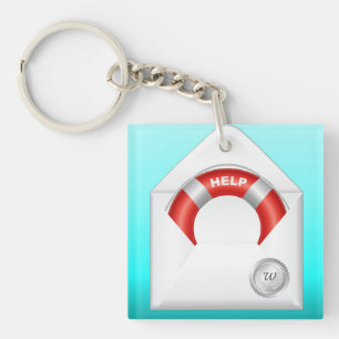 Noodnummers Sleutelhanger - zie terug