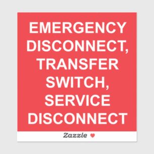 Noodontkoppeling, label overdrachtschakelaar