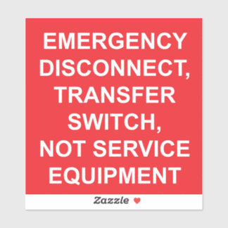 Noodontkoppeling, label overdrachtschakelaar