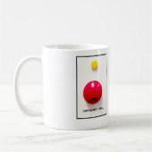 Noodoproep Button Koffie Mok (Links)