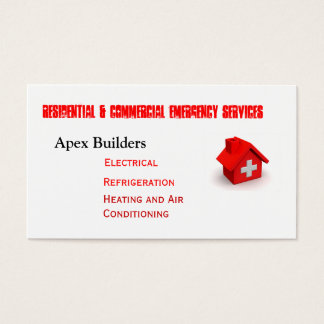 noodoproepen visitekaartjes