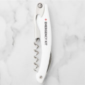 Noodpakket Wijnkurk Schroef, Bruid Gift, Gift Kurkentrekker (Voorkant)