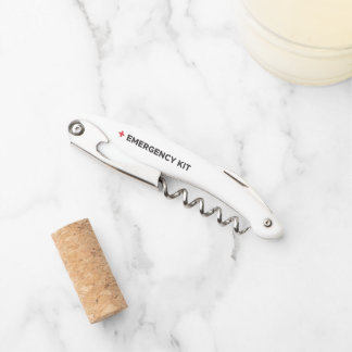 Noodpakket Wijnkurk Schroef, Bruid Gift, Gift Kurkentrekker