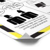 Noodprocedures Poster (Hoek)