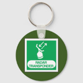 Noodradartransponder Veiligheidssymbool Sleutelhanger (Voorkant)
