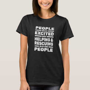 Noodreddende Ambulance Paramedic Emt First T-shirt