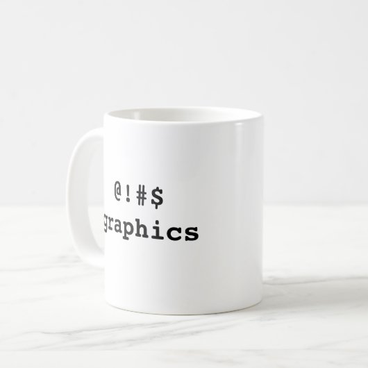 Noodregels Koffiemok (Voorkant links)