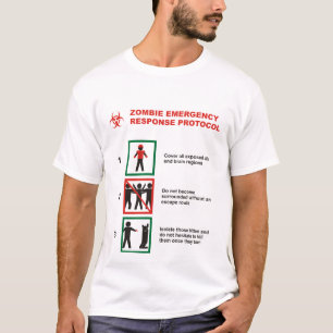 Noodresponsprotocol Zombie T-shirt