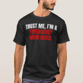 Noodruimte verpleegster t-shirt (Voorkant)