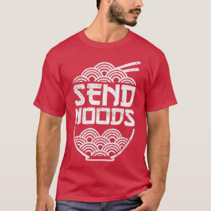 Noods Funny Distress Ramen Noodles Bowl 279 T-shirt