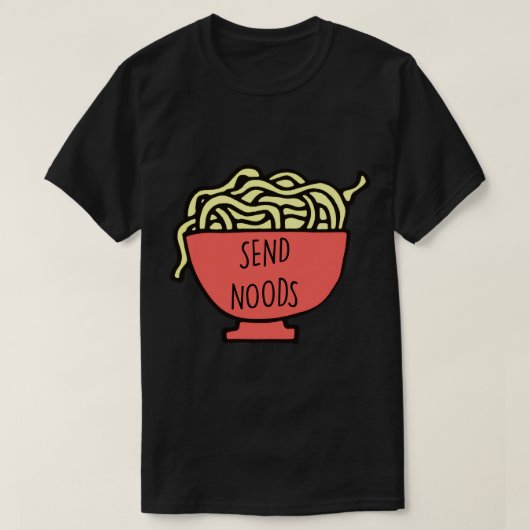 Noods Meme verzenden T-shirt (Design voorkant)