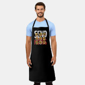 Noods verzenden schort (Gedragen)