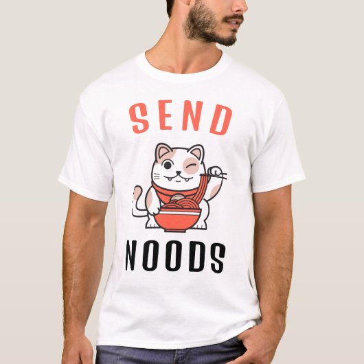 Noods verzenden t-shirt (Voorkant)