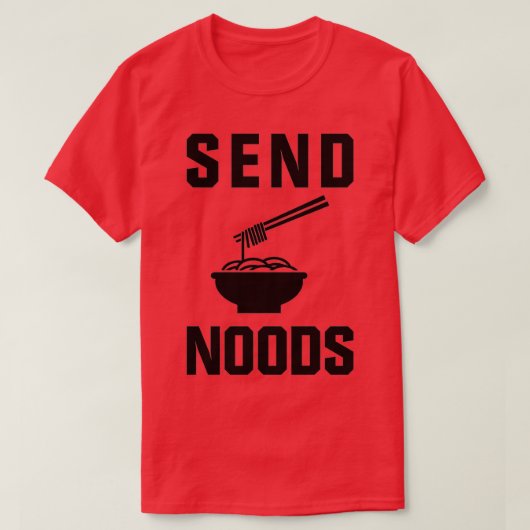 Noods verzenden t-shirt (Design voorkant)
