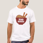 Noods verzenden t-shirt (Voorkant)