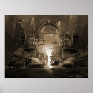 Noodschap Poster